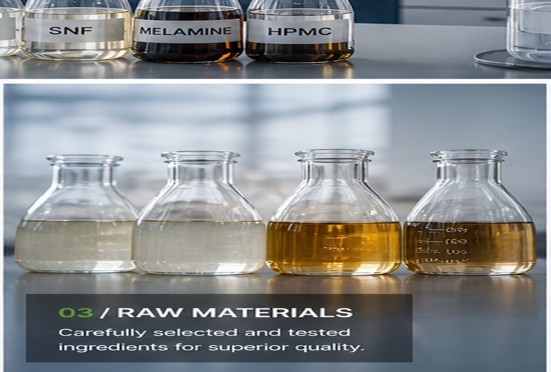 Admixture raw materials